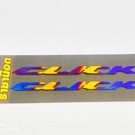 TWOTONE CLICK EMBLEM/STICKER LOGO CLICK UNIVERSAL THAILAND