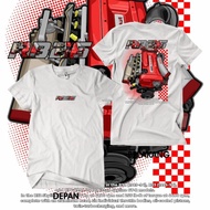 MESIN RB26 JDM legend Engine T-Shirt RB26 Car Engine Skyline Car T-Shirt Distro Apparel Cool Soft Ma