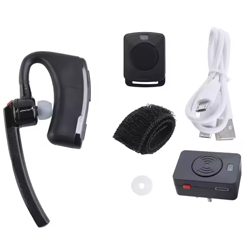 Wireless Walkie Talkie Bluetooth PTT Headset Earpiece For Motorola EP450 GP88 PRO2150 P110
