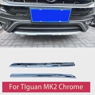 For VW Tiguan Mk2 Chrome strip Front bumper 2022 2023 2024 Tiguan MK2 chrome Car Accessories