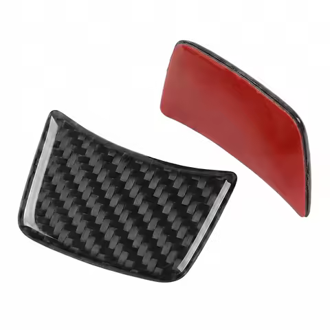 Carbon Fiber Car Steering Wheel Cover Sticker Trim for Audi A6 C7 12-18 A7 A4L A3 Q3 Q5 Decoration S