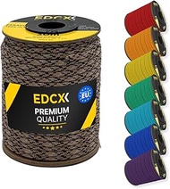 EdcX 4mm Nylon Paracord 550 30m (100 feet) - Type III, 100% Nylon Rope, 7 Strand Rope, 4mm Nylon Rop