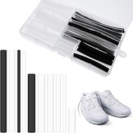 78PCS Shoelace Tips Repair Tool Set, Heat Shrink Shoelace Aglets, Universal Plastic Shoe Lace Ends T