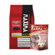MAXIMA CAT MAINTENANCE 2 KG อาหารสำหรับแมว 2 กก. แถมฟรี อาหารเปียกแมว