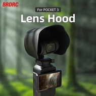 BRDRC Lens Sun Hood for DJI Osmo Pocket 3,Lens Protective Cover Prevent Glare Handheld Gimbal Camera