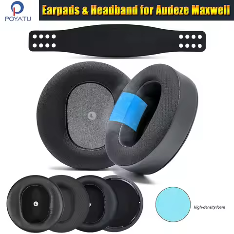 Earpads for Audeze Maxwell Gaming Headset Memory Foam Protein & Mesh & Gel Ear Pads Cushion Earmuff 