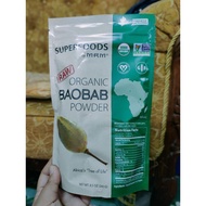 MRM, RAW ORGANIC BAOBAB POWDER, 240G