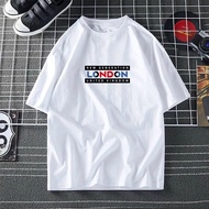 KATUN 100% premium quality T-shirt 220g london cotton UK poplocet XS-3XL women's T-shirt men's T-shi