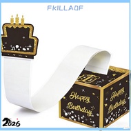 FKILLA0FSB Folding Bounce Gifts Box, Party Decorations with Confetti Jumping Bounce Box,  Pop Up  Ha