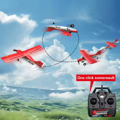 M7 Moore Off-road Aircraft Qidi560 RC Plane EPP 4CH Remote Control Brushless Airplane with LED light