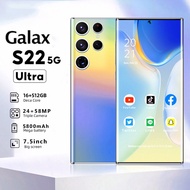 Telefon Pintar 2023 S22 Ultra 5G Telefon 16GB+512GB Telefon Murah Sokongan Telefon Pintar 2 SIM Sifar Waranti 2 Tahun