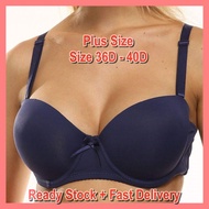 Women Sexy Push Up Bra 1/2 Half Cup Plus Size 36D-40D Wired Bra