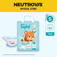 Faybel Baby Essestial TAPE Diaper - S 64pcs (TAPE)