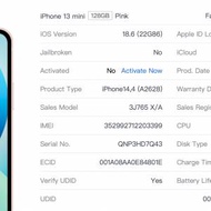 100%電池健康 iPhone 13 mini 128GB 全原裝 淨機粉紅 14日可退 議價不回 WHATSAP 6...