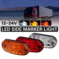 12V 24V  2LED Side Marker Light Indicator Width Lamp For Truck Van Trailers Boats