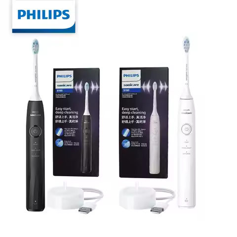 Philips Sonicare Electric Toothbrush Diamond Clean 5100 Series Rechargeable Sonic Toothbrush Pressur