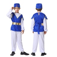indian costume for kids Boy Aladdin costume children's Halloween cosplay costume Role-Playing prince