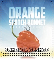 Johrnia 5 Benih Biji PEPPER Orange Scotch Bonnet