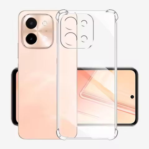 For VIVO Y28 4G V2352 Case Shockproof Airbag TPU Phone Cases For Vivo Y36i 5G Clear Silicone Soft Co