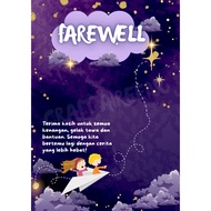 Ready Stock  A7 Farewell Card | Funny Goodbye Card | Resign Office Colleague Internship Graduation G
