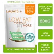 Low Fat Milk for Slimming Diet Oat Milk Powder Low Fat Weight Loss Low Fat Milk Laoats (200G)
