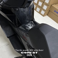 C400GT 2025 Motorcycle Accessories 3D Epoxy Sticker Protection Fuel Tank Pad Sticker For C400 GT 202