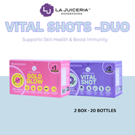 La Juiceria Superfoods Gold Glow & Vital Shot Wellness Combo