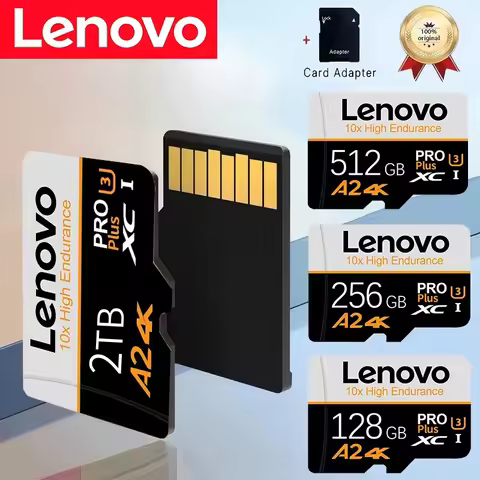 Lenovo 2TB High Speed Expansion Mobile Phone Memory Card TF Card 1TB Mini SD Card 512GB TF SD Card F