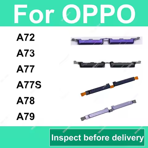 Volume Button For OPPO A72 A73 A77 A78 A79 4G 5G On OFF Power Volume Side Keys Volume Buttons Replac