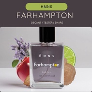 [DECANT] HMNS - Farhampton | Trial Decant 3 ml & 5 ml Eau de Parfum Bottle