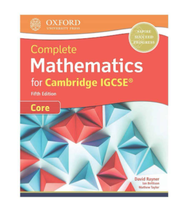 Extended Mathematics for Cambridge IGCSE Core /Extended 5th Edition