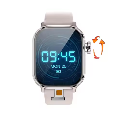 8GB+128GB 5G Smartwatch 5G LTE Android 12.0 Smart Watch With 190° Rotating Camera GPS WIFI Compass P