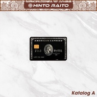Fake American Express ATM Card Sticker - Emoney Flazz Vinyl Skin Card Sticker