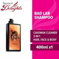 Bad Lab Caveman Cleaner 3-in-1 Hair Face Body Shampoo 400ml (0303)