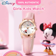 (พร้อมกล่อง/29มม.) นาฬิกาดิสนีย์แท้ 100% Disney สำหรับเด็กผู้หญิงMinnie 30Mนาฬิกาควอทซ์กันน้ำสายหนังกันกระแทกของขวัญวันเกิดSofia Elsa MK-14136 / MK-14137 / SF-54200