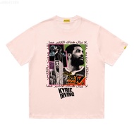 Kelly Irving Irving Irving Irving Summer ins Retro Printed Pure Cotton Short-Sleeved T-Shirt Men Wom