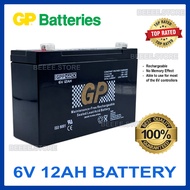 GP Rechargeable Battery GPP6120 DC6V 12AH sealed Lead Acid Rechargeable Battery FOR Electronic Items