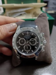 Rolex Daytona 黑面橡膠錶帶