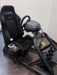 瑪思特賽車模擬器，整套出 artcockpit Pro座椅支架。 瑪思特TH8A拍檔  T300法拉利方向盤+腳踏。 兼容ps4&ps5