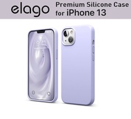 elago iPhone 13 Case Premium Liquid Silicone Case Pastel Colour Magsafe Compatible Full Body Screen 