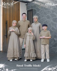 Sarimbit Ethica Royal Truffle Khaki/Sarimbit Ethica Terbaru 2026/Baju Couple & Family