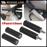1Pair 10mm E-bike Folded Footrest Aluminum Alloy E-bike Footrests Durable Rear Pedals For E-bike