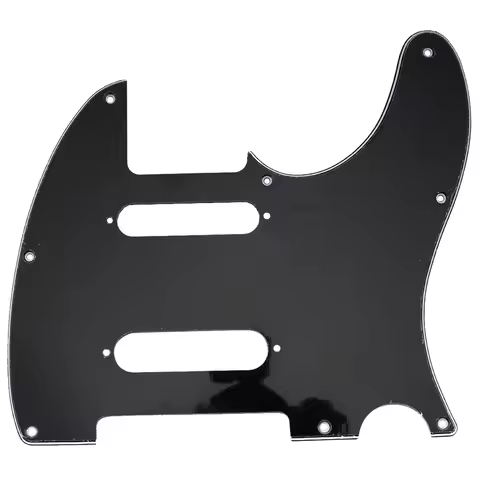 Musiclily Pro 8 Holes SS Guitar Pickguard for US/Mexico Fender Deluxe Nashville Tele Style Electric 