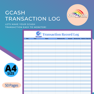Gcash Transaction Log Pad | Gcash Transaction Record | Chat2print