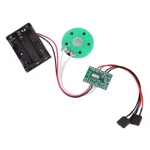 60-second Recording Playback DIY Voice Greeting Card Module Cable Extened 10CM Greeting Card Module