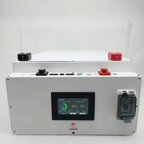 V19 JK Inverter BMS XR12 48V 280AH LiFePO4 Battery Box 16S 51.2v DIY Kit Solar Home Energy Storage F