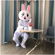 🎉Cosplay🎉  Cosplay Anime Mascot Brown Bear Connie Bunny Puppet Costume Easter Halloween Christmas