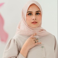Buttonscarves Xanadu Monogram Voal Square in Blush