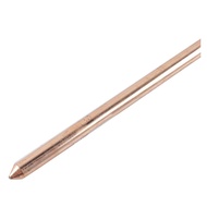 BT Plated Ground 3/8 Inch x 1 Foot Strong Steel Shaft Polished With Pure Copper. Suitable For Ground