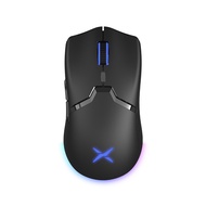 Delux M800 RGB Gaming Mouse PAW3395 26000DPI Wired 2.4G Bluetooth Wireless Rechargeable Programmable